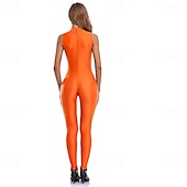olcso Matt-Zentai öltöny Szerepjáték Jelmezek Bőrruházat Nindzsa Farsangi jelmez Overall Királyok napja Női Akrobatatrikó Szexi jelmez Tömör szín Spandex Lycra Ruha mert Mindszentek napja Farsang Álarcos
