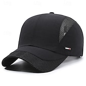 billiga Baseballkeps herr-Herr Basebollkeps Solhatt Trucker Hat Svart Marinblå Chinlon Lappverk Mode Ledigt Gata Dagligen Färgblock Justerbara Solskyddskräm Andningsfunktion