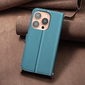 levne Pouzdra pro iPhone-telefon Carcasă Pro iPhone 16 iPhone 15 Pro Max Plus iPhone 14 13 12 11 Pro Max Plus Zadní kryt se stojánkem Magnetické Zip Retro TPU PU kůže