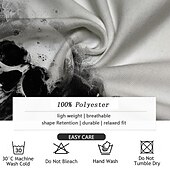 economico T-shirt Hobby-Per uomo Teschio Fiamma Moto Maglietta Manica Corta maglietta Stampa 3D Mezza zip Camicia Retrò Vintage Streetwear Casuale Quotidiano Nero Arancione Estate Primavera Abbigliamento S M L XL XXL XXXL