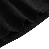economico Maglietta casual Henley-Per uomo Camicia Henley Waffle T-shirt in maglia waffle T-shirt Tinta unica A V Esterno Informale Manica corta Pulsante Lavorato a maglia Abbigliamento Di tendenza Originale Comodo