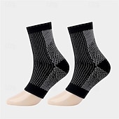 abordables Calcetines de running-Mangas de compresión de la pierna 1 Par Básico Mujer Calcetines de tubo Transpirable Reductor del Sudor Cómodo Entrenamiento de gimnasio Baloncesto Corriendo Correr Ciclismo Deportes Color sólido