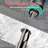 economico Strumenti manuali-set di punte elicoidali eccentriche ad alta resistenza - acciaio ad alta velocità per legno, plastica e metallo - strumento di filettatura versatile e durevole - dimensioni disponibili 6 mm, 8 mm, 10