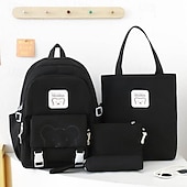 economico Borse per libri-zaini per la scuola set di zaini con borsa tote borsa a tracolla astuccio zaino in stile cartone animato regali per il rientro a scuola