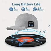 billige Høyttalere-trådløse smart høyttaler hodetelefoner baseball cap - perfekt bursdagsgave for menn kvinner gutter og jenter