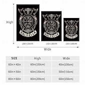 cheap Bed Blankets-American Punk Style Blanket - Bold and Edgy Design - Soft and Cozy Fabric - Perfect for Adding a Unique and Rebellious Touch to Your Home Decor - Ideal for Snuggling and Warmth
