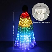 cheap Novelties-LED Wings Glow Angel Light Up Wings Belly Dance Costumes Wings LED Butterfly Wings for Adults Kids Glowing Light Up Costume Performance Clothing for Carnival