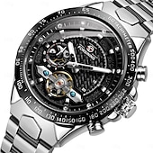 abordables Montres mécaniques-FORSINING Hommes Montre Mécanique Extérieur Sportif Mode Montre Bracelet Remontage automatique Lumineux IMPERMÉABLE Décoration Acier Suivre
