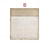preiswerte Landschaftsgemälde-handgemaltes Ölgemälde beige braun Malerei braun Wabi Sabi Kunstwerk strukturiertes Ölgemälde beige Ölgemälde braun abstraktes Ölgemälde Leinwandkunst moderne horizontale Dekorkunst