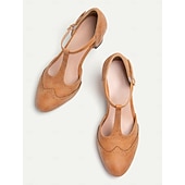 Escarpins Oktoberfest Femme - Style Bavarois Brogué | Talon Bloc 4cm | Pour Fête, Mariage, Cosplay | Cuir PU