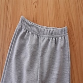 billiga Kläder för pojkar-2 delar Småbarn Pojkar Huvtröja &amp; träningsbyxor Set Utrusta Tecknat Långärmad Crewneck Uppsättning Skola Mode Dagligen Höst 4-7 år Gul