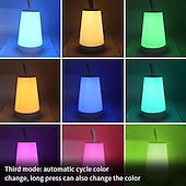 economico Luci intelligenti-Luce notturna colorata portatile LED Smart Light luce notturna con ricarica USB funzione dimmerabile tattile adatta per una varietà di scene