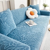 billiga Sofföverdrag-jacquard sammet elastiskt sofföverdrag all-inclusive universalöverdrag fyra säsonger universal ny 2024 anti-katt repor dammsäker sofföverdrag