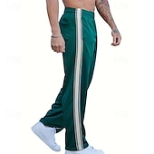 cheap Sweatpants-Men&#039;s Sweatpants Trousers Straight Leg Sweatpants Patchwork Pocket Elastic Waist Color Block Comfort Sports Outdoor Daily Fashion Casual Black Wine Micro-elastic