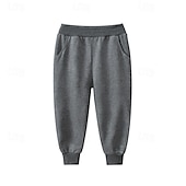 billiga Underdelar-Pojkar 3D Ensfärgat Byxor Joggingbyxor Vår Höst Aktiv Grundläggande Barn 4 år + Utomhus Sport Ledigt Normal