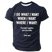 billige Morsomme T-skjorter for menn-Herre Morsom T skjorte Kortermet T skjorte 3D-utskrift Crew-hals Skjorte Årgang Kul Fest Ferie Blå Grønn Grå Sommer Vår Klær S M L XL XXL XXXL