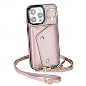 tanie Etui do iPhone&#039;ów-telefon Kılıf Na iPhone&#039;a 16 iPhone&#039;a 15 Pro MaxPlus iPhone 14 13 12 11 Pro Max Plus Mini Etui na karty portfela Z podpórką Uchwyt pierścieniowy Zamek Retro TPU Metal Skóra PU