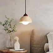 cheap Island Lights-LED Pendant Light Warm White  1-Light Nordic Vintage Stone Hanging Light Restaurant Bar Chandelier Single Head Hanging Lamp for Corridor Aisle Lighting Fixtures 85-265V