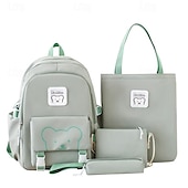 economico Borse per libri-zaini per la scuola set di zaini con borsa tote borsa a tracolla astuccio zaino in stile cartone animato regali per il rientro a scuola