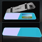 billige Bil-DVR-L1043 1080p Nytt Design / HD / med bakkamera Bil DVR 170 grader Bred vinkel 4 tommers IPS Dash Cam med Nattsyn / G-Sensor / Parkeringsmodus 4 infrarøde LED Bilopptaker
