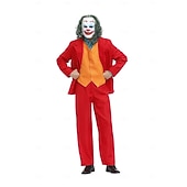 cheap Couple &amp; Group Costumes-Clown Cosplay Costume Outfits Halloween Group Couples Costumes Cosplay Adults Men's Women's Halloween Carnival Party Easy Halloween Costumes Dress Up