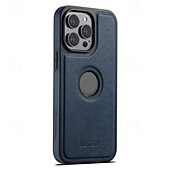 お買い得  iPhone用ケース-電話 ケース 用途 iPhone 16 iPhone 15 プロマックスプラス iPhone 14 13 12 Pro Max Plus バックカバー ワイヤレス充電をサポート 耐衝撃 レトロ風 TPU PUレザー