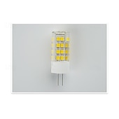 abordables Ampoules LED double broche-6 pièces g4 led bi-broches lumières 240lumens 5w 52led perles smd 2835 blanc chaud blanc 220v