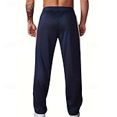 cheap Sweatpants-Men&#039;s Sweatpants Trousers Straight Leg Sweatpants Patchwork Pocket Elastic Waist Color Block Comfort Sports Outdoor Daily Fashion Casual Black Wine Micro-elastic