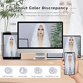 olcso Party Parókák-Cosplay Hosszú Paróka 28 Hüvelyk Közép Elválású Szintetikus Paróka Reális Ajándékok Party Parókák Nőknek Napi Használat Színes Parókák Halloween Parókák