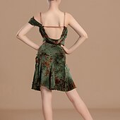 abordables Jupes Latines-Tenues de Danse pour Enfants Jupes Imprimé Fille Utilisation Usage quotidien Sans Manches Taille moyenne Flocage