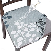 billiga Matstolsöverdrag-matstolsöverdrag geometriskt tryckt överdrag - modern och snygg geometrisk design - mjukt och töjbart tyg - skyddar och framhäver dina stolar - perfekt för hem och matsal