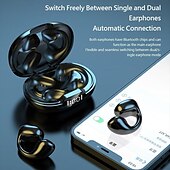 preiswerte TWS Echte kabellose Kopfhörer-1PC schmerzfreies Tragen Ohr-Clip-Ohrhörer TWS kabellose Bluetooth 5.3 Ohrhörer mit Mikrofon