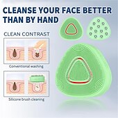 economico Apparecchi per la cura del viso-detergente viso elettrico con vibrazione ad alta frequenza per massaggio con sfera in silicone