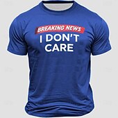 abordables T-shirts amusants pour hommes-T-shirt graphique pour homme &#039;Actualités de dernière minute je m&#039;en fiche&#039; T-shirt d&#039;attitude sarcastique à manches courtes