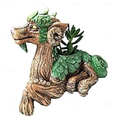 economico Statue-fioriera succulenta drago, statua custode del giardino creativo, scultura ideale  &amp; figurine, decorazioni per la casa, regali
