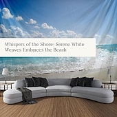 levne Tapisérie Oceánské pláže-pláž dlaň závěsný gobelín nástěnné umění velký gobelín nástěnná malba výzdoba fotografie pozadí přikrývka opona domácí ložnice dekorace obývacího pokoje