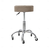 cheap Chair Cover-Water Resistant Plaid Universal Round Stool Cover - Bar Round Swivel Chair Cover - Barstool Seat Cover - Durable and Stretchable - Perfect for Protecting and Refreshing Bar Stools
