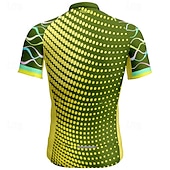 economico Maglie da uomo-Men's Cycling Jersey Color Block Geometic Short Sleeve Bike Tee Tshirt Jersey Top with 3 Rear Pockets Mountain Bike MTB Quick Dry Breathable Sports Red Navy Blue Blue Clothing Apparel