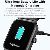 abordables Pulseras inteligentes-696 P85 Reloj inteligente 1.93 pulgada Pulsera inteligente Bluetooth Podómetro Recordatorio de Llamadas Seguimiento del Sueño Compatible con Android iOS Mujer Hombre Llamadas con Manos Libres