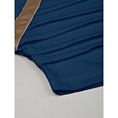 economico Maglietta casual Henley-Per uomo Maglia Henley T-shirt Raglan Manica Corta Semplice Sottile pieghettato Moda Designer Casual Patchwork Pieghe Henley All'aperto Vacanza Quotidiano Estate Bianco Blu marino Grigio scuro