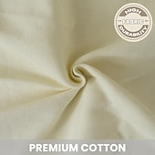 abordables Housse de canapé-Housse de coussin de chaise 100% coton couleur uniforme sans housse de coussin
