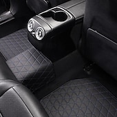 cheap Automotive Interior Accessories-Car Floor Mats Durable Waterproof Set of Universal Auto Rugs for Enhanced Interior Protection