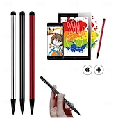 cheap Stylus Pens-Dual Use of Resistive and Capacitive Screens Pen For Sony Ericsson Samsung Xiaomi Huawei Support all tablets Apple iphone Portable Adorable Two Modes Metal