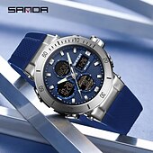 economico Orologi digitali-SANDA Da uomo Orologio digitale All&#039;aperto Sportivo Di tendenza Orologio da polso Luminoso Cronometro Allarme sveglia Conto alla rovescia TPU Guarda