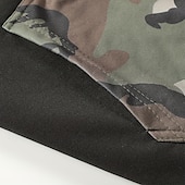 billiga bashuvtröjor för män-Herr Huvtröja Svart Huva Färgblock Kamuflasje Lappverk Ficka Sport &amp; Utomhus Dagligen Helgdag Streetwear Grundläggande Ledigt Vår &amp; Höst Kläder Pull Tröjor