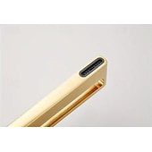 preiswerte Waschbeckenarmaturen-Waschbecken Wasserhahn - Wasserfall Galvanisierung Mittellage Einhand Ein LochBath Taps