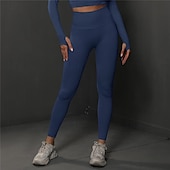 economico Leggings e collant da yoga-Per donna Pantaloni da yoga Leggings da yoga Vita Alta Yoga Allenamento in Palestra Pilates Collant Grigio scuro Nero Borgogna Spandex Gli sport Abbigliamento sportivo Elasticizzato Taglia piccola