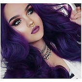 economico Parrucche trendy sintetiche-parrucche marroni per le donne parrucche bionde lunghe oro chiaro parrucche rosa ombre capelli sintetici capelli evidenziati parrucche scure radici 26 pollici