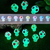 cheap Novelties-Micro-landscape Glow-in-the-dark Small Mushroom Cartoon Pendant Moss Gardening Creative Decorative Trinket