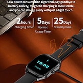 abordables Pulseras inteligentes-696 H35 Reloj inteligente 2.02 pulgada Pulsera inteligente Bluetooth Podómetro Recordatorio de Llamadas Seguimiento del Sueño Compatible con Android iOS Hombre Llamadas con Manos Libres Recordatorio